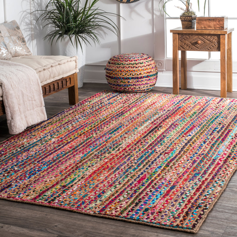 Bungalow Rose Sumitra HandBraided Multicolor Area Rug & Reviews Wayfair